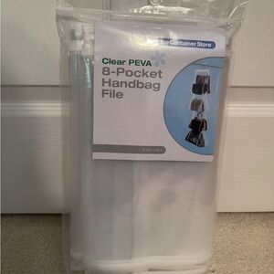 The Container Store Clear 8-Pocket Handbag File
